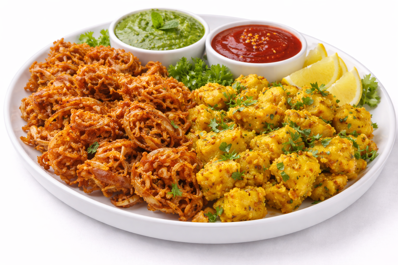 Onion & Potato Bhajji 🌱