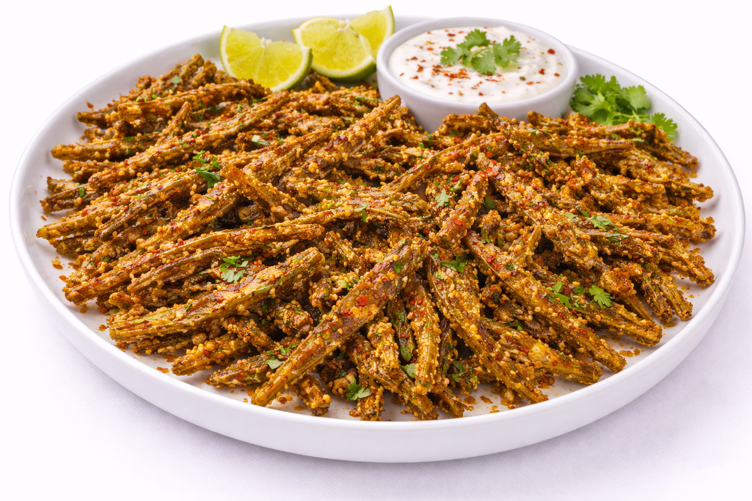 Kurkuri Bhindi 🌱