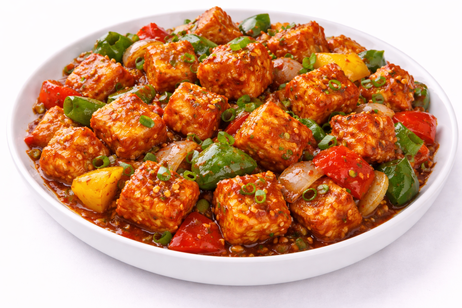 Chilli Paneer ⭐ 🌶 🌱