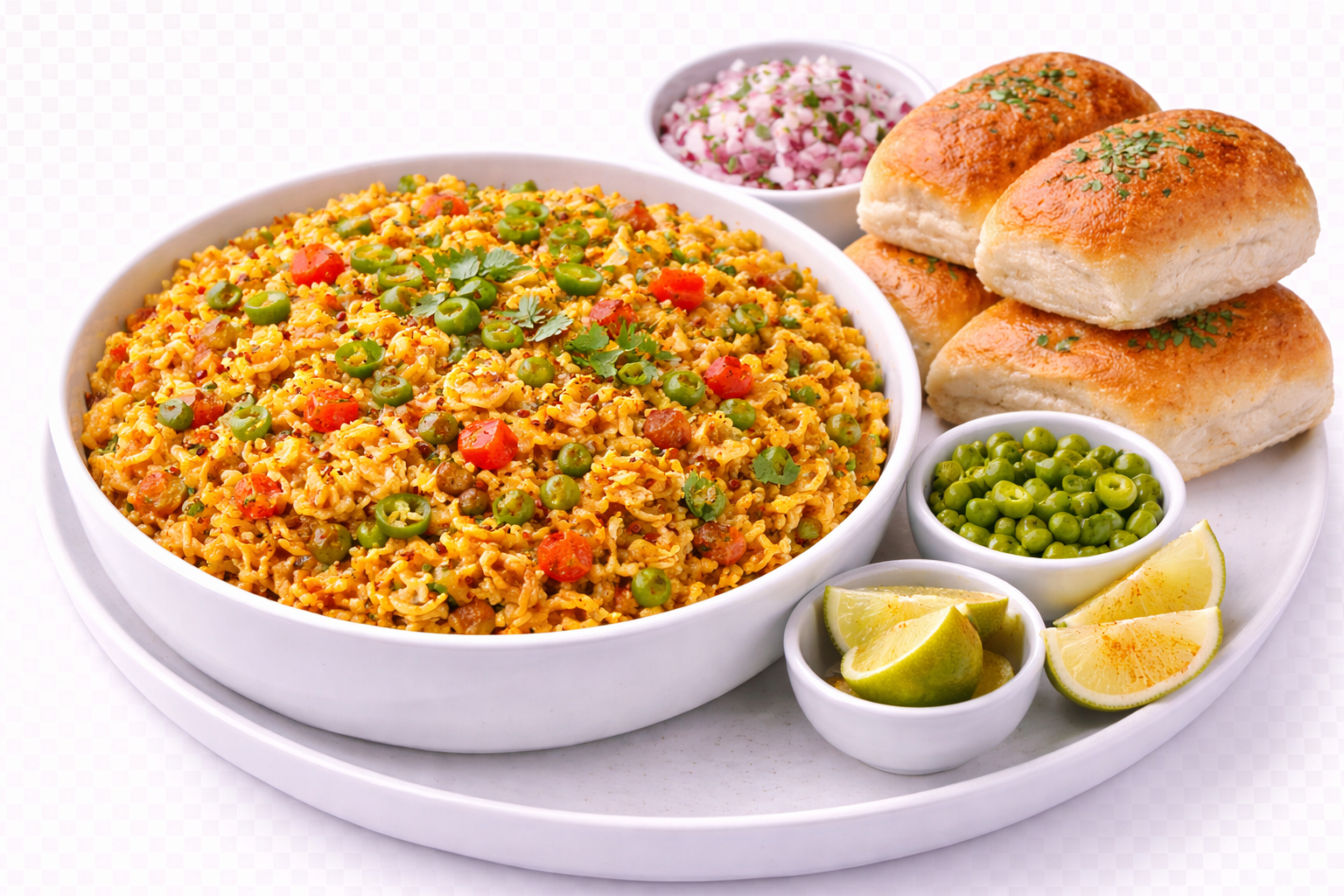 Anda Bhurji Pav 🌶