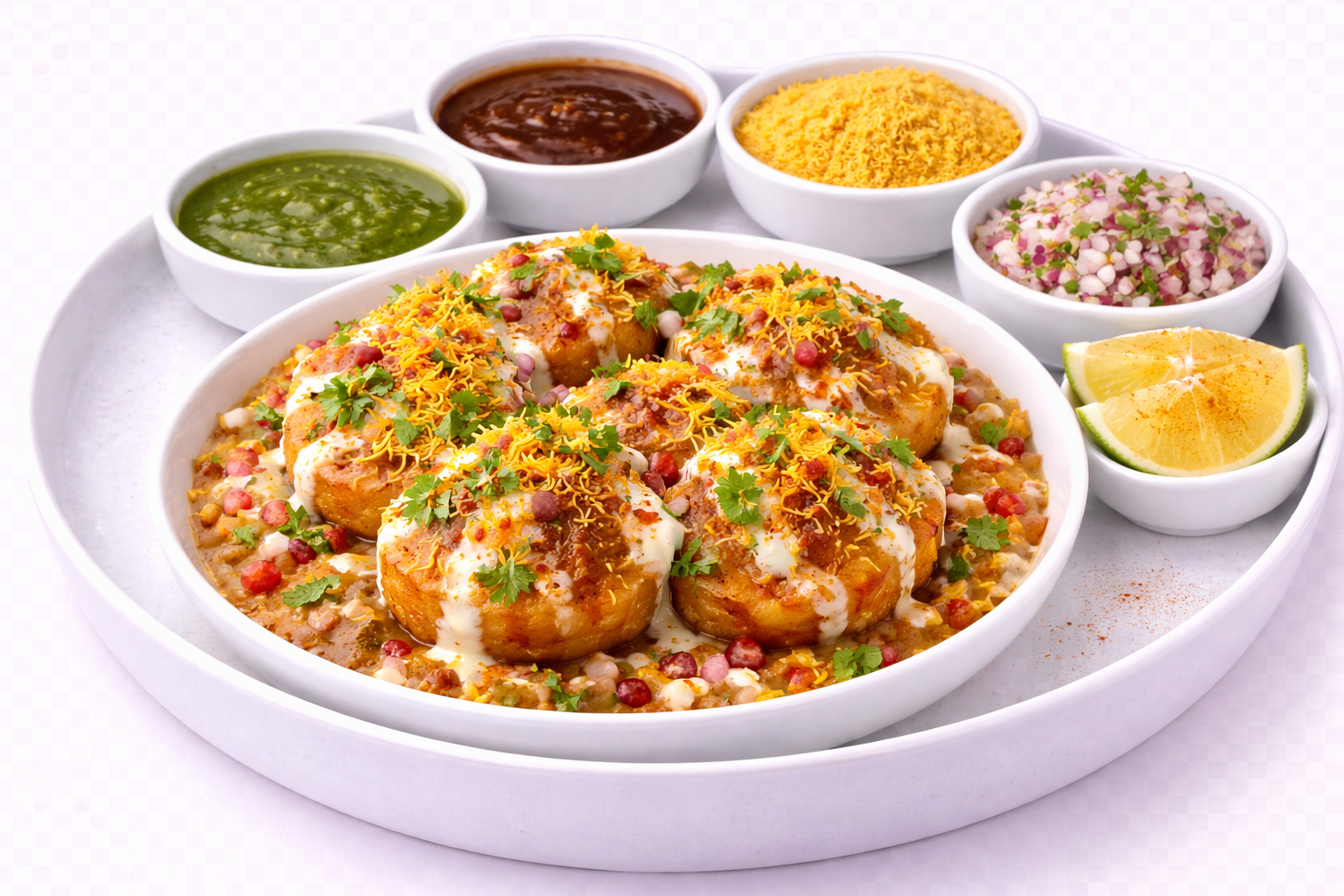 Aloo Tikki Chaat 🌱