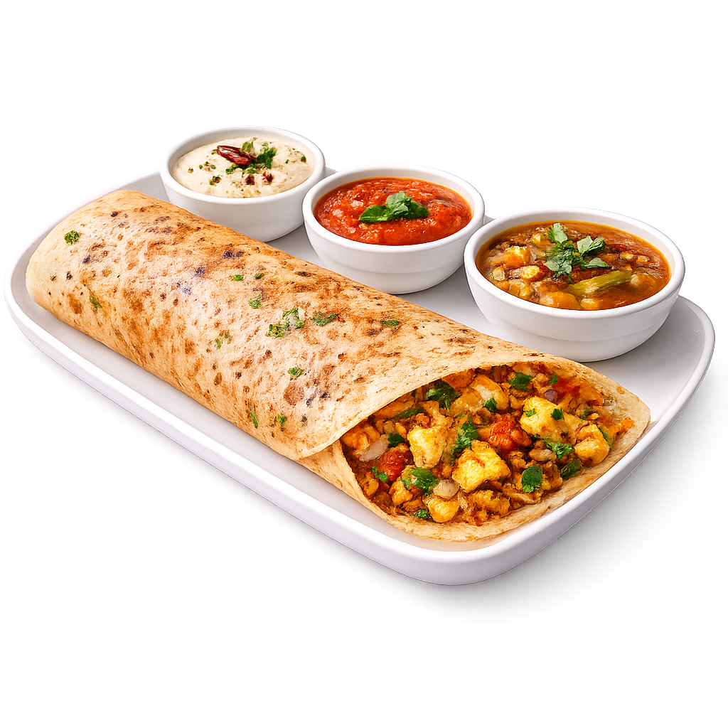 Paneer Dosa 🌱