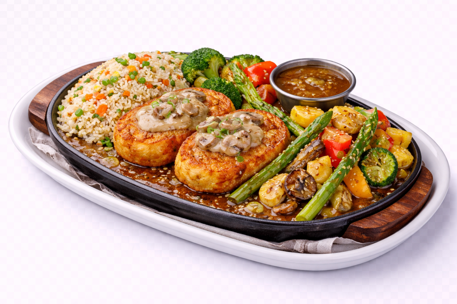Exotic Veg Sizzler 🌱