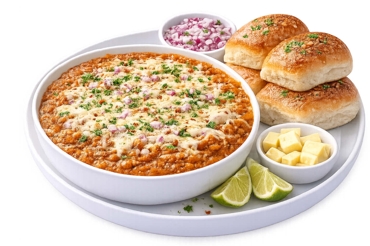 Special Cheese Pav Bhaji ⭐ 🌱