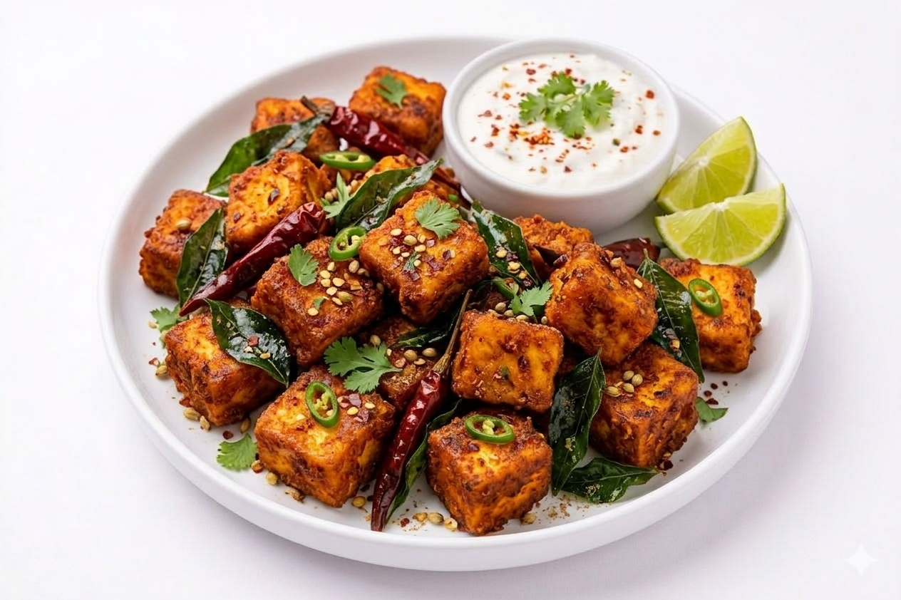 Paneer 65 🌶 🌱